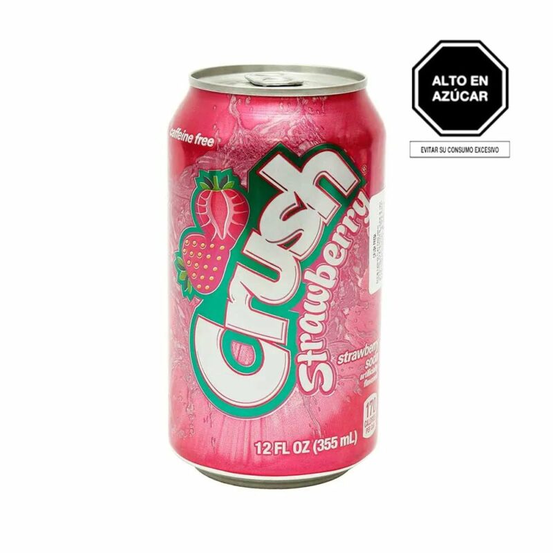 CRUSH STRAWBERRY LATA 355 ML