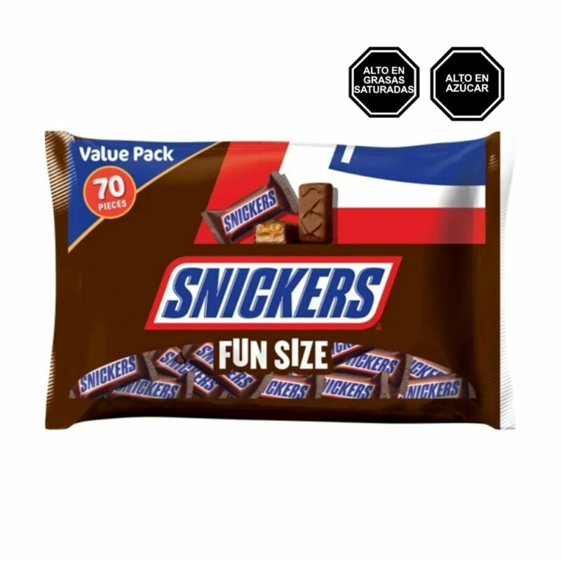 Snickers Fun Size pack de 70 unidades