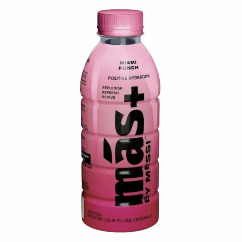 MAS + DE MESSI MIAMI PUNCH 16.9 oz