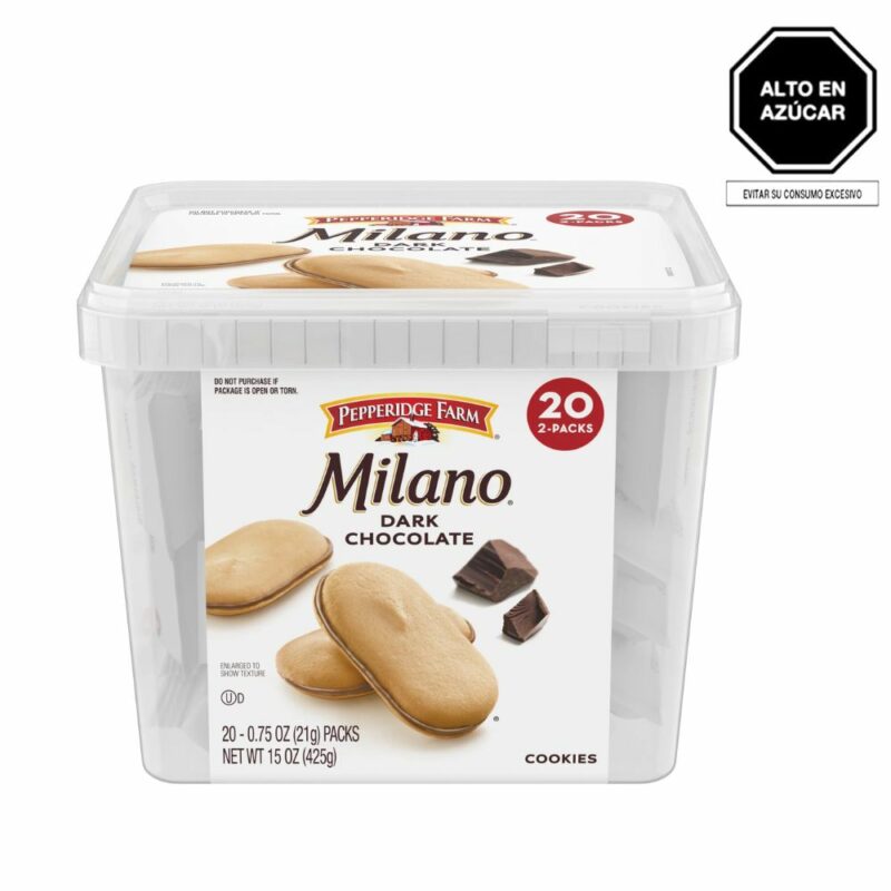 GALLETA MILANO CHOCOLATE NEGRO CAJA x 20UND