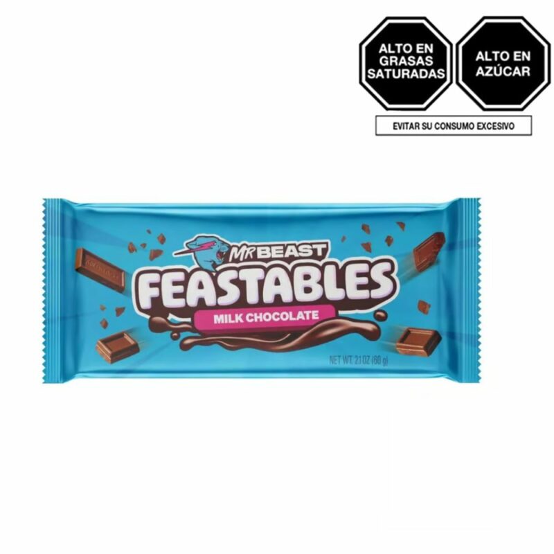 MR BEAST FEASTABLES MILK CHOCOLATE 60 GR