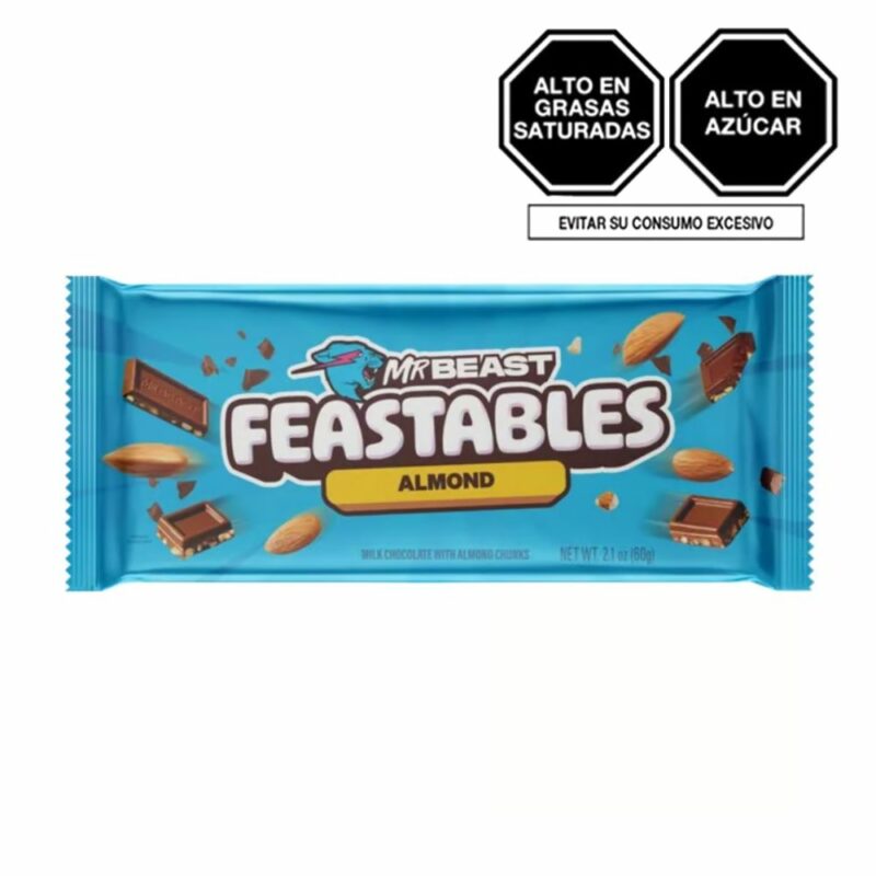 MR BEAST FEASTABLES ALMOND 60 GR